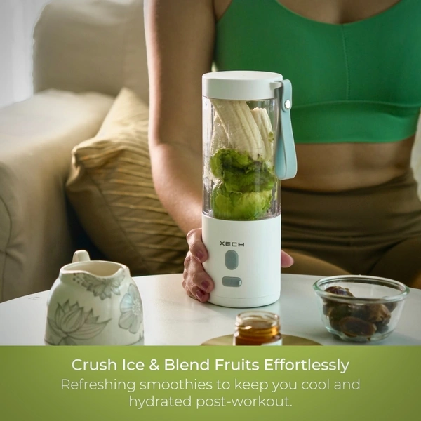 Xech BlendX - Portable Blender that is designed to crush Ice - White, BlendX
