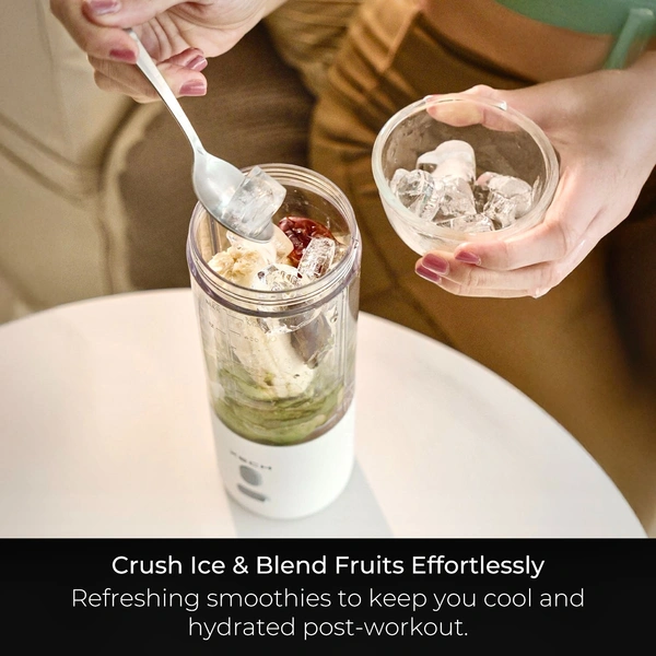 Xech BlendX - Portable Blender that is designed to crush Ice - White, BlendX
