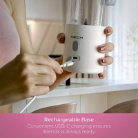 Xech BlendX - Portable Blender that is designed to crush Ice - White, BlendX