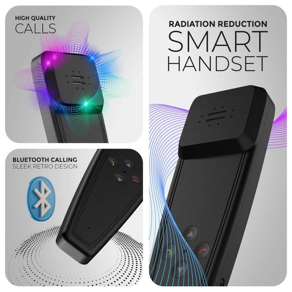 XECH Phonobo - Radiation Reduction Smart Handset - Black