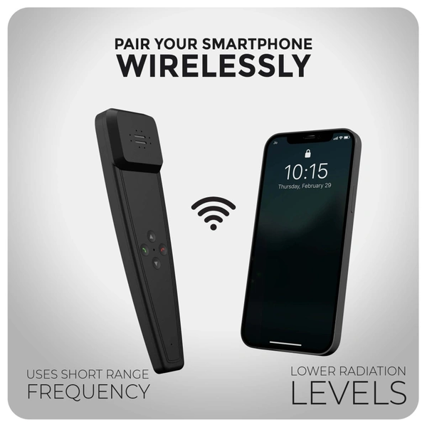 XECH Phonobo - Radiation Reduction Smart Handset - Black