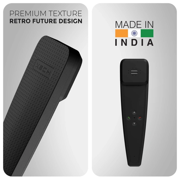 XECH Phonobo - Radiation Reduction Smart Handset - Black