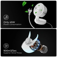 Xech Airwave Table Fan with Oscillation - White