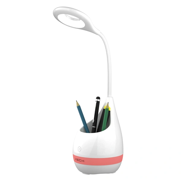 XECH T2 Table Lamp with Pen Stand - White