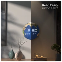 XECH Solaris Plus Earth - The future of LED clocks - Earth
