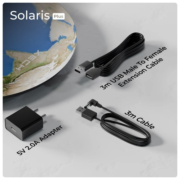 XECH Solaris Plus Earth - The future of LED clocks - Earth