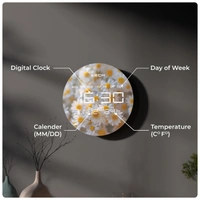 XECH Solaris Plus Floral - The future of LED clocks - Floral