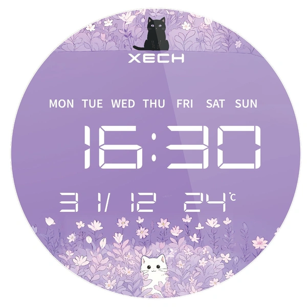 XECH Solaris Plus Kitty - The future of LED clocks - Kitty