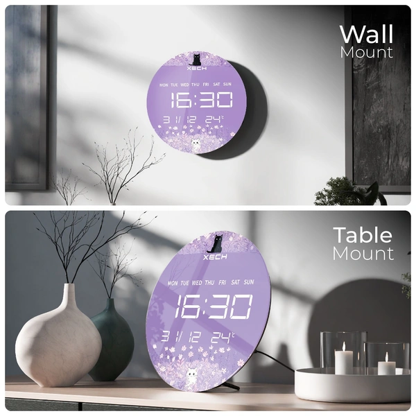 XECH Solaris Plus Kitty - The future of LED clocks - Kitty