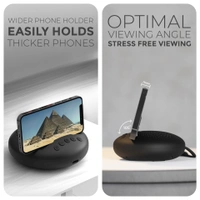 Xech Arc Bluetooth Speaker with Phone Holder - Black