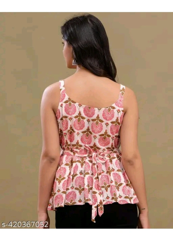 Stylish Trendy Fabulous Women Crop Top  - Pink, S