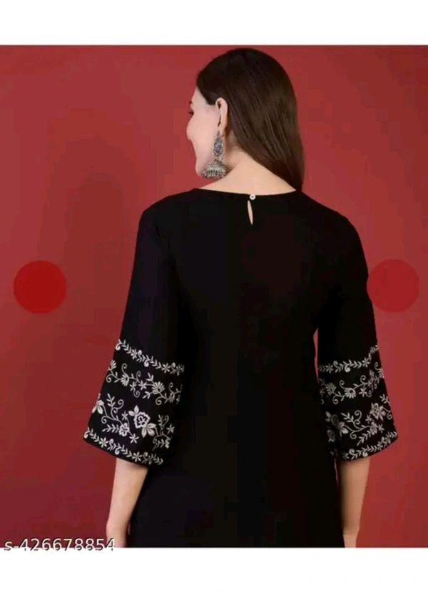 Short Kurti For Women  - Black, L
