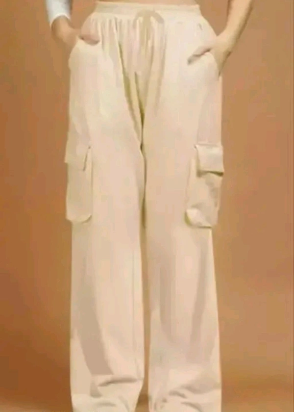 LUXCERA  CARGO PANTS FOR WOMWEN  - Beige, 30