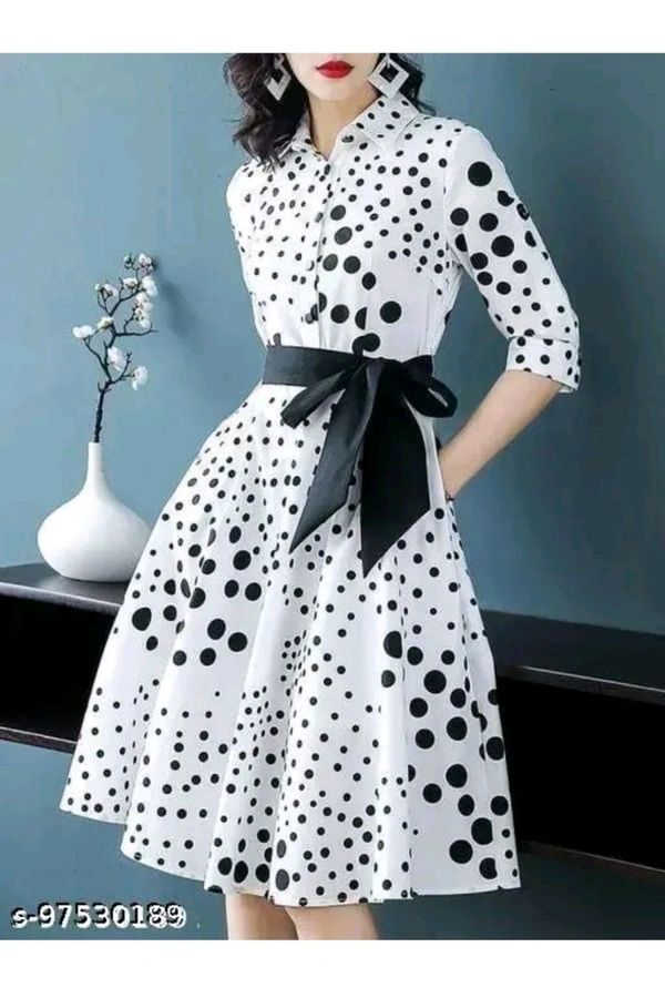 WOMENS WESTERN DRESS  - White, M