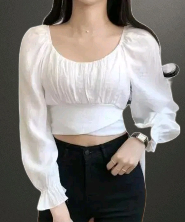 Classy Women Tops  - White, M.₹299