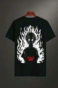 3 Anime Style Tshirts 3 In One - Black, L