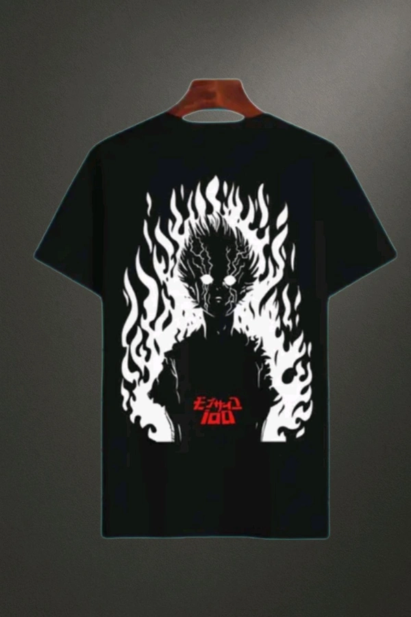 3 Anime Style Tshirts 3 In One - Black, L