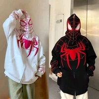 White Spider Print  - White, XXL