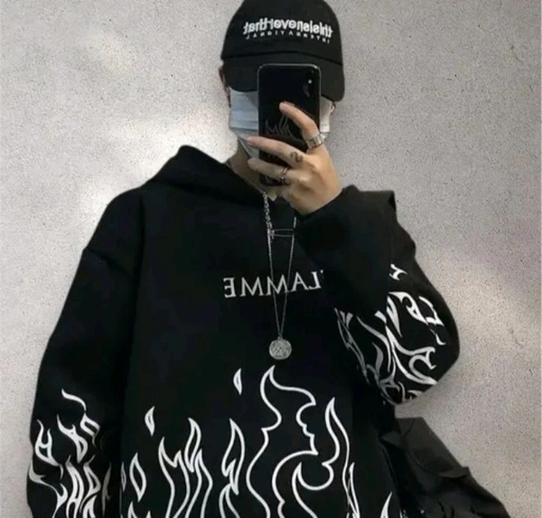 Hoodie For Men - Black, L