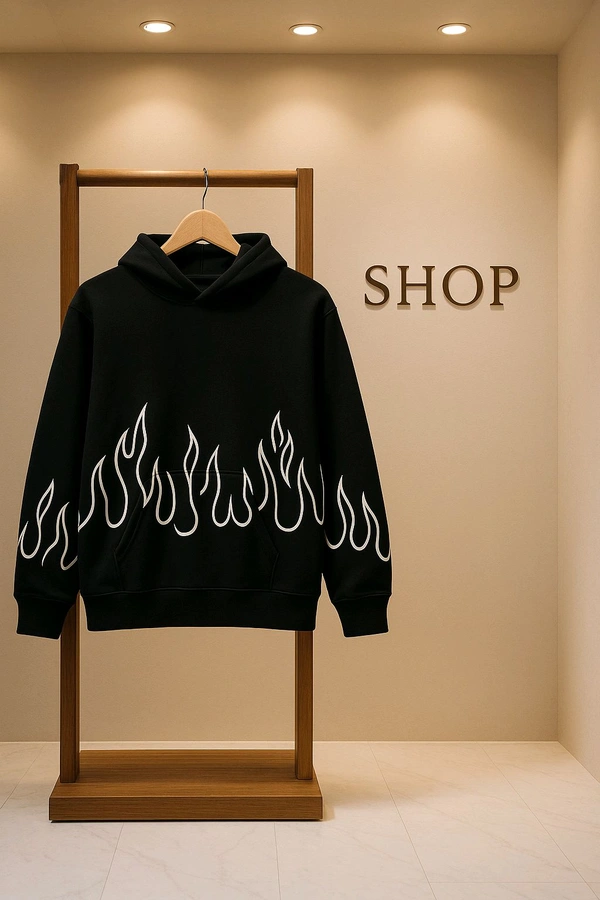 Hoodie For Men - Black, XL