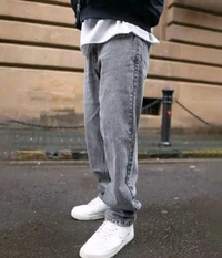 Zepnex Jeans For Men - Gray, 28