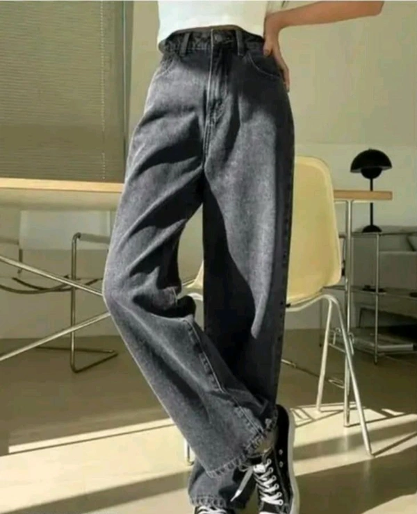 Women Straight Fit Black Faded Look  - Dorado, 26