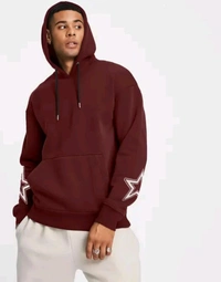 32 Number Hoodie For Men - Solid Pink, S