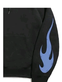 Comfy Graceful Men Hoodie  - Black, S