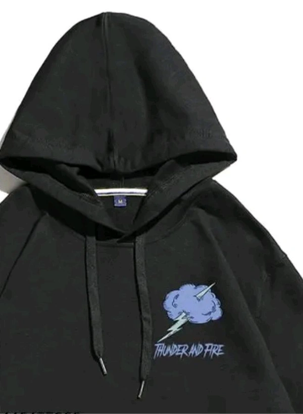 Comfy Graceful Men Hoodie  - Black, S