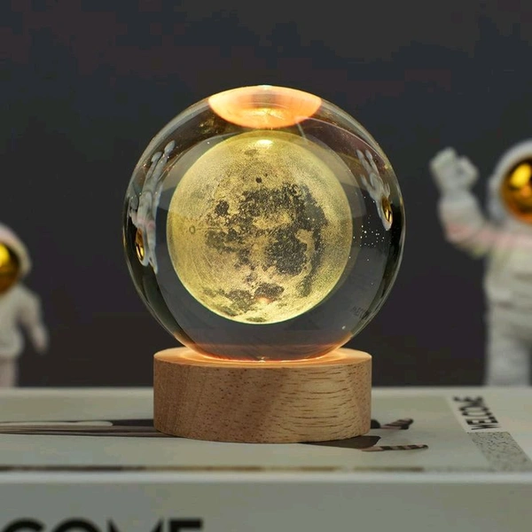 Moon Crystal Lamp