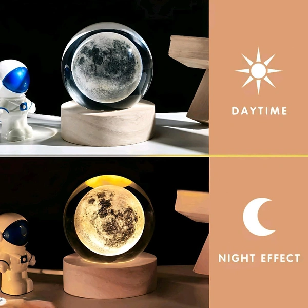 Moon Crystal Lamp