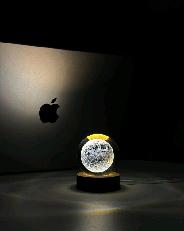 Moon Crystal Lamp