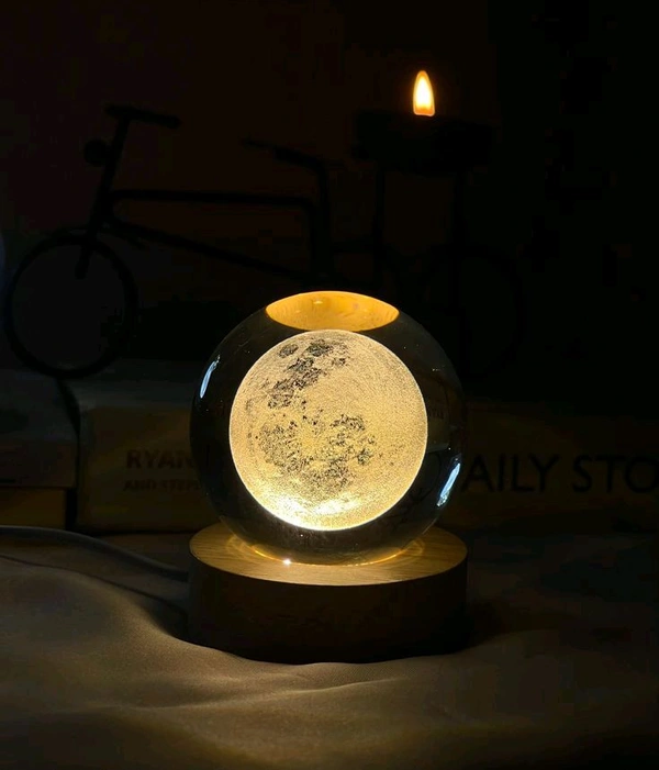 Moon Crystal Lamp