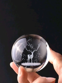 Deer Crystal Lamp 