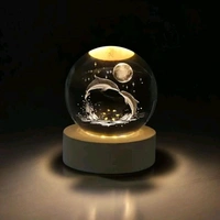 Dolphin Crystal Lamp 
