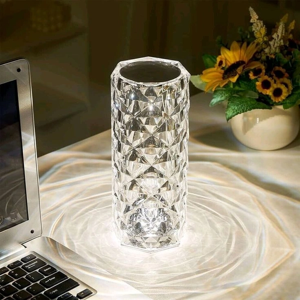 Diamond Rose Lamp 