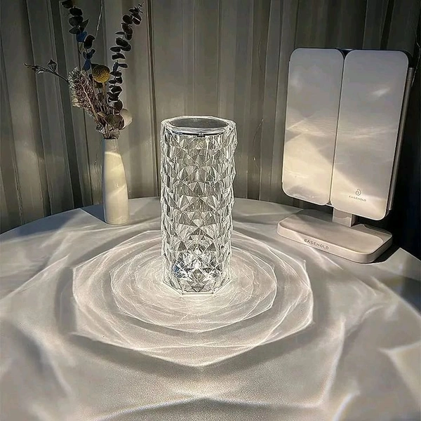 Diamond Rose Lamp 