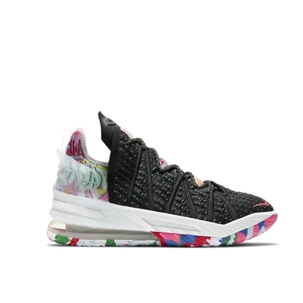 Nike LeBron 18 'James Gang'Basketball Shoes/Sneakers - black white, 7,7.5,8,8.5,9,10,11