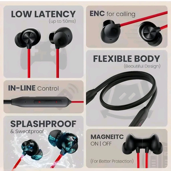 Primium Neckband With Enc Call,48hr Battery Backup, High Quality Sound 
