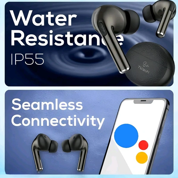 Truly Wireless Earbuds With 38hr Battery Backup, Spatial Audio, High Quality Sound 