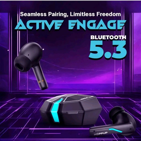 Gaming Earbuds With 13mm Drivers, 50hr Backup, 40ms Latency, RGB LED 