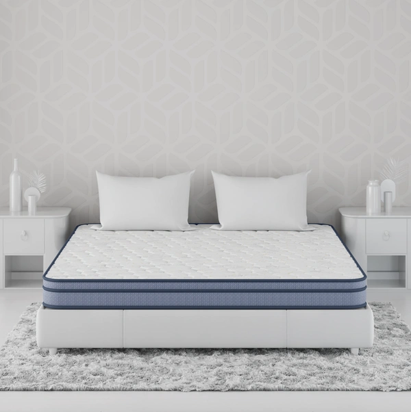 Kurlon SpringRest Pocket Popular Mattress 7 Inch / 8 Inch Pocket Spring Mattress With Memory Foam - 72 X 30, 7 Inch Thickness