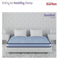 Kurlon DuoRest Premium Mattress 6 Inch Kurlon Bonded Memory Foam Mattresses In Ahmedabad Call 9624407991 - 72 X 72, 6 Inch Thickness