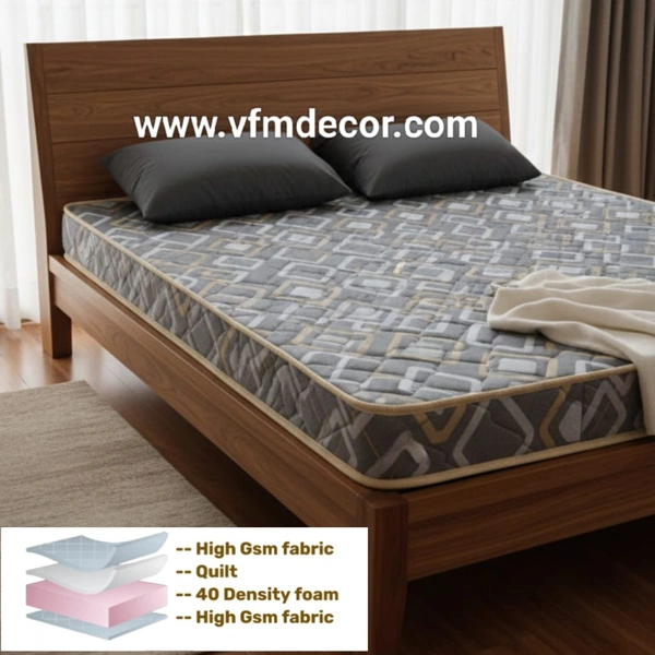 40 Density Foam Mattress 4 Inch Foam Mattress - 75 X 36, 4 Inch Thickness