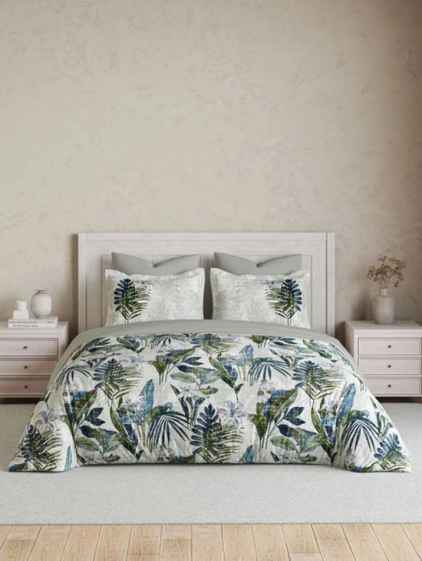 Ddecor Super King Size Bedsheet 10 Feet x 10 Feet With 2 Pillow Covers Cotton Bed Sheet  - 3.00 M X 3.00 M