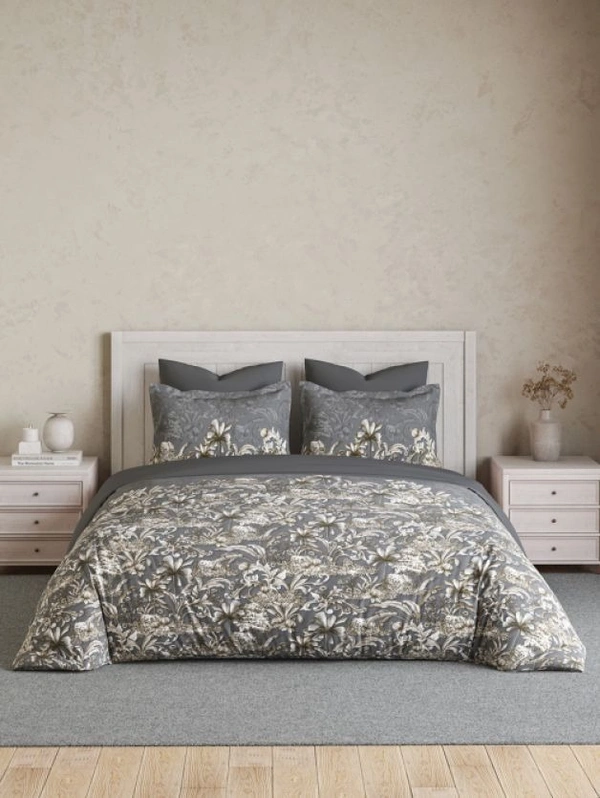 Ddecor Super King Size Bedsheet 10 Feet x 10 Feet With 2 Pillow Covers Cotton Bed Sheet  - 3.00 M X 3.00 M