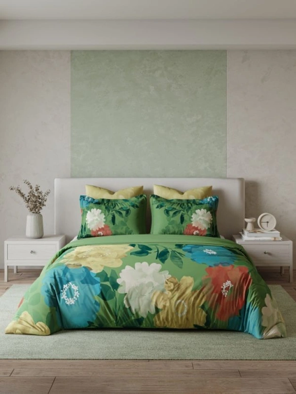 Ddecor Bedsheet King Size Double bed Sheet Orion 5 Pcs Set With 4 Pillow Covers