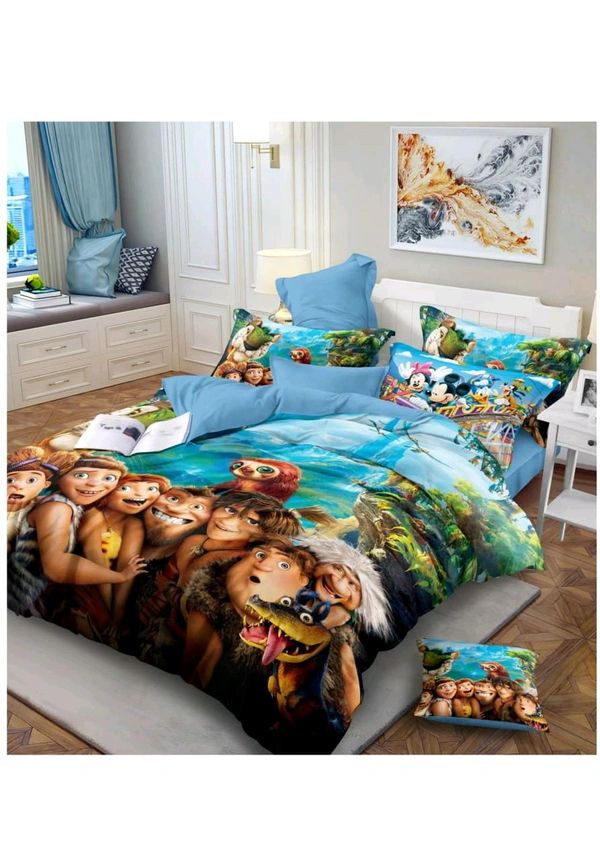 Kids King Size Double Bed Bedsheets
