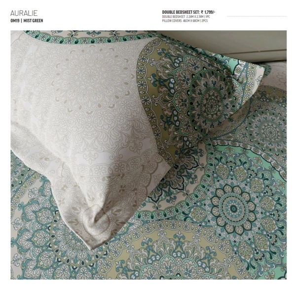 Ddecor Double Bed Cotton Bedsheets - 2.24 M X 2.74 M