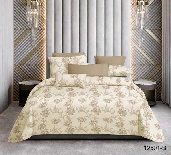 Super King Size Bedsheet 120 X 120 Inch Bed Sheet With 2 Pillow Covers 400 Tc Heavy Premium Quality Smooth Bedsheet - 3.00 M X 3.00 M